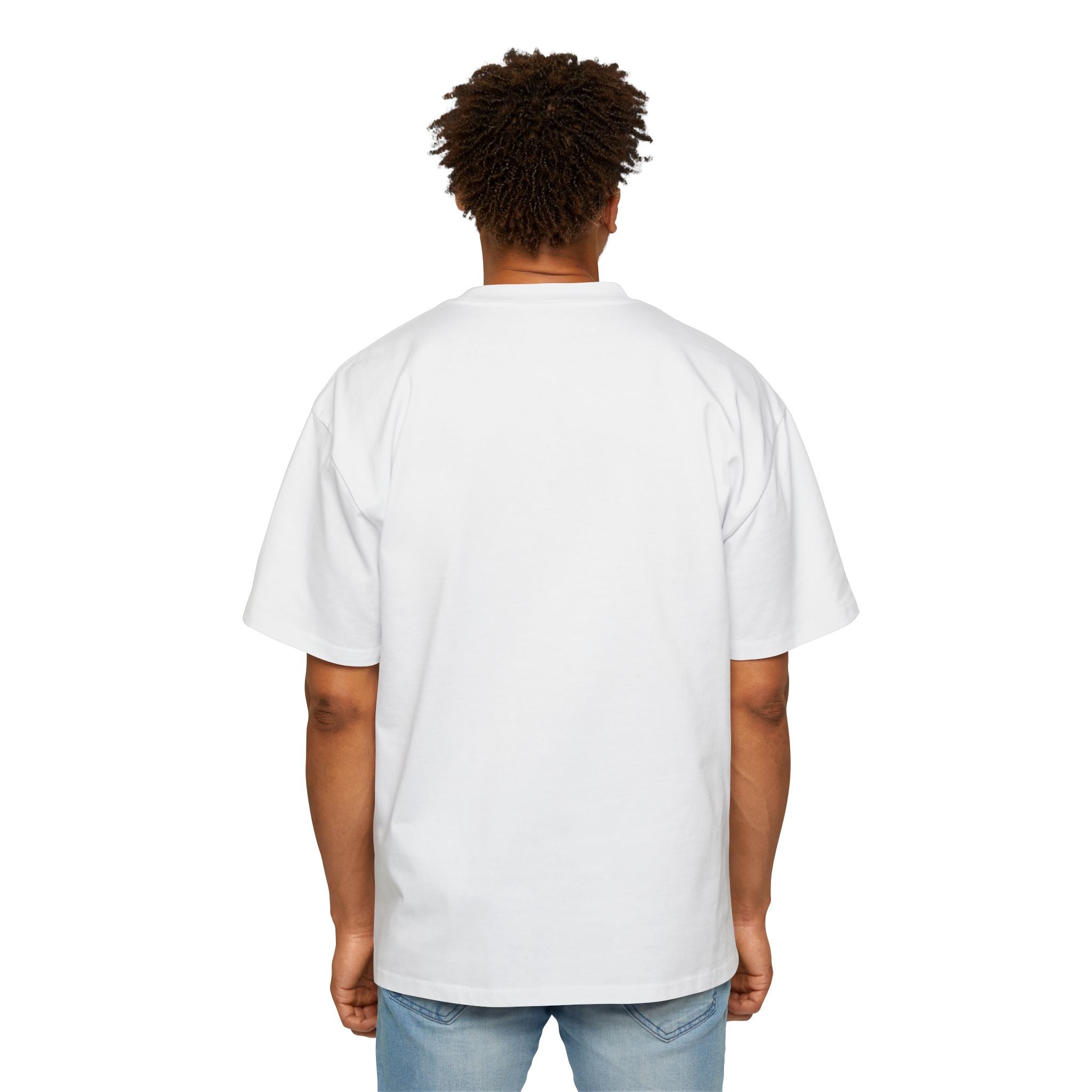 Yoga Pose Love Tee - Men's Oversized Graphic T-Shirt