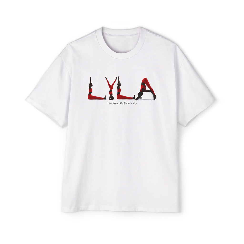 Yoga Pose Love Tee - Men's Oversized Graphic T-Shirt