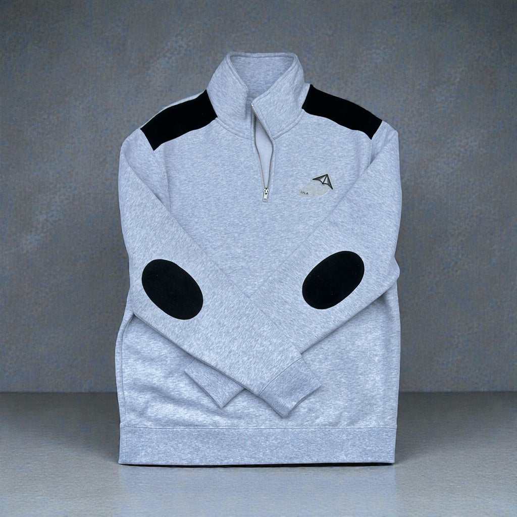 Suede Lux Quarter Zip Sweater