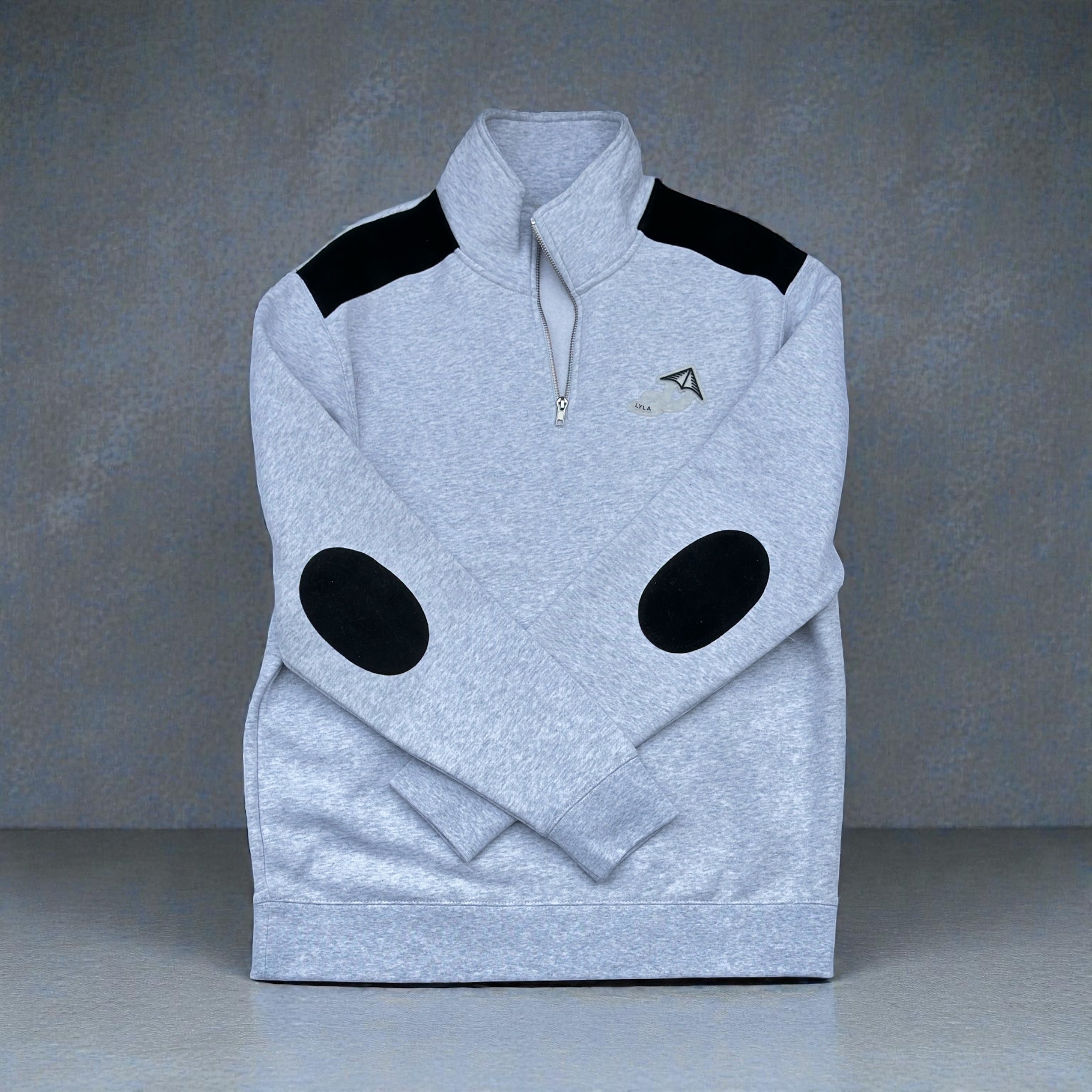 Suede Lux Quarter Zip Sweater