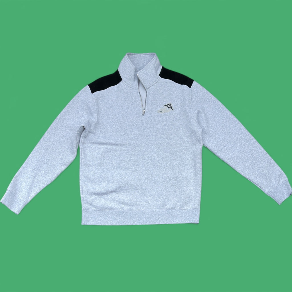 Suede Lux Quarter Zip Sweater