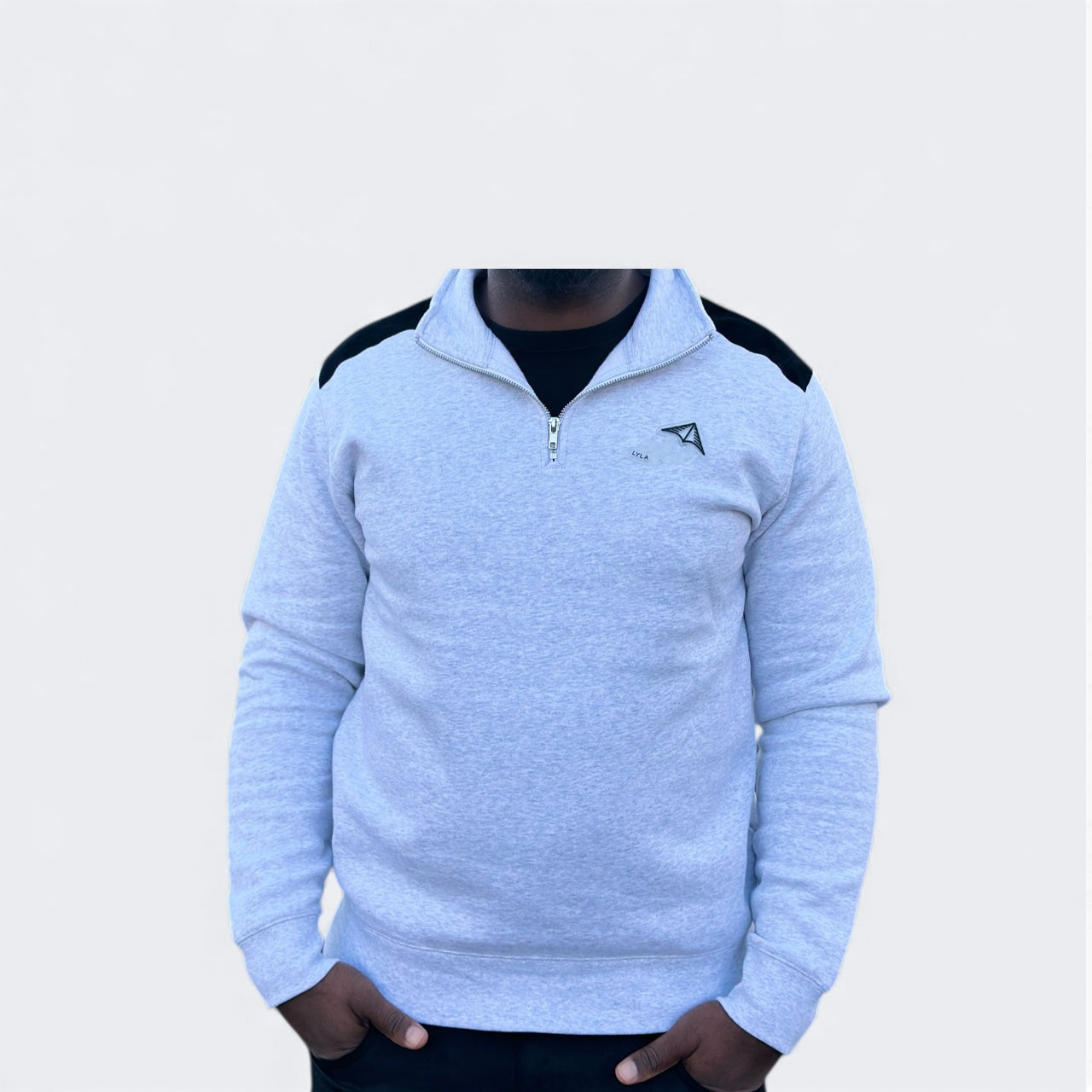 Suede Lux Quarter Zip Sweater