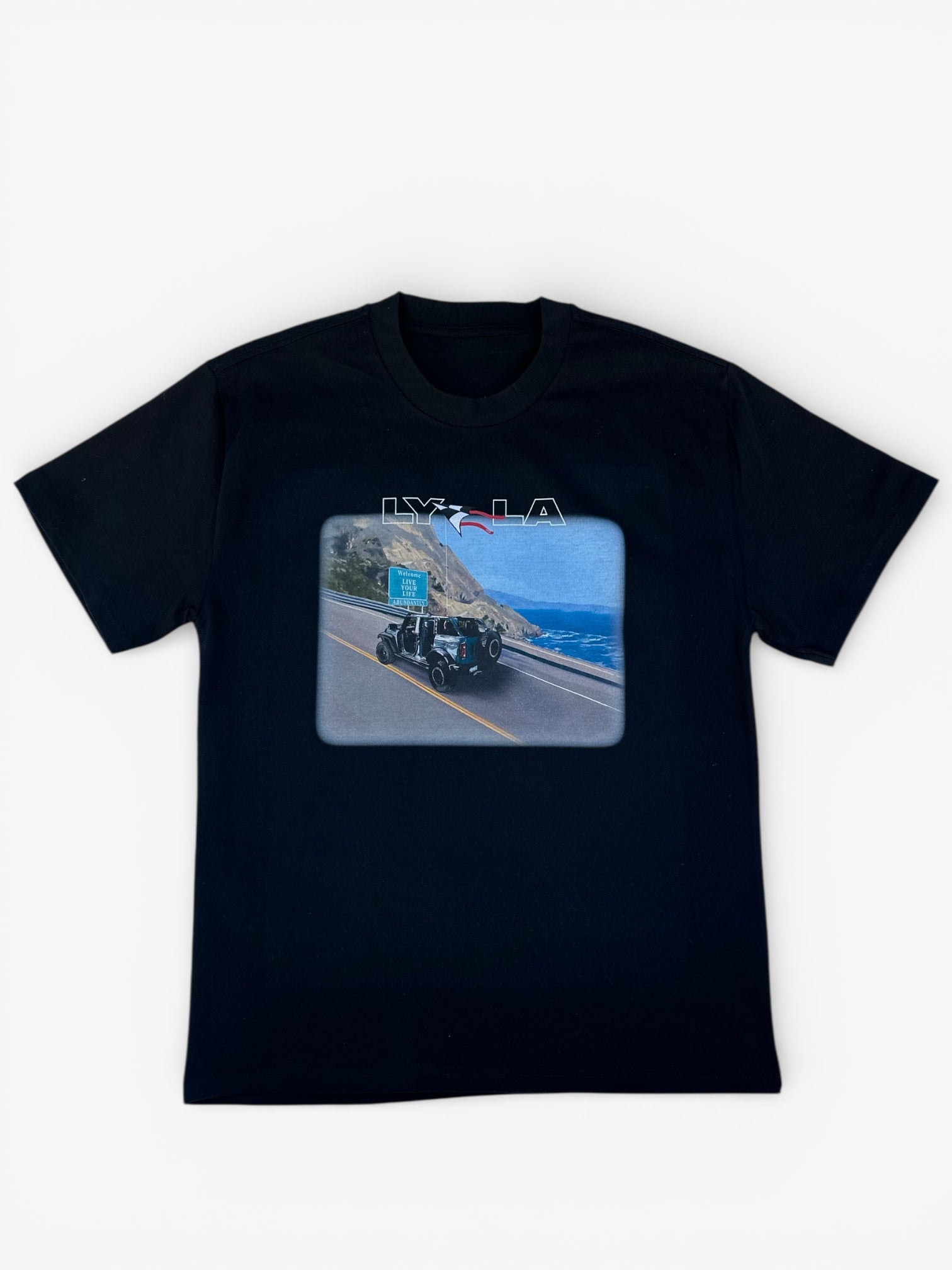 Welcome To L Y  L A  Heavyweight Lux T-shirt