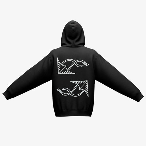Black Full Circle Hoodie
