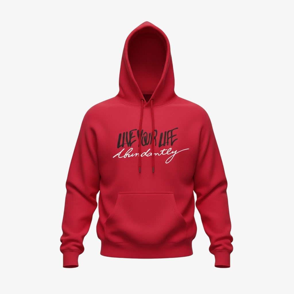 Red Full Circle Hoodie